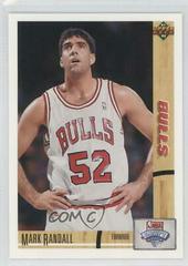 Mark Randall Basketball Cards 1991 Upper Deck Prices