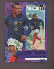 Jules Kounde [Purple] Soccer Cards 2022 Panini Donruss Pitch Kings Prices