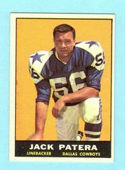 Jack Patera Football Cards 1961 Topps Prices