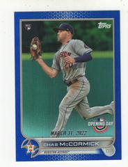Chas McCormick [Blue Foil] #190 Baseball Cards 2022 Topps Opening Day Prices