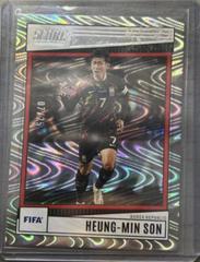 Heung Min Son [Silver Swirl] Soccer Cards 2022 Panini Score FIFA Prices