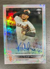 Kervin Castro #CA-KC Baseball Cards 2022 Topps Chrome Logofractor Autographs Prices