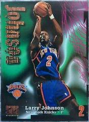 Larry Johnson Super Rave #162 Basketball Cards 1997 Skybox Z Force Prices
