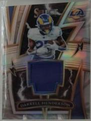 Darrell Henderson #SP-HEN Football Cards 2021 Panini Select Sparks Relics Prices