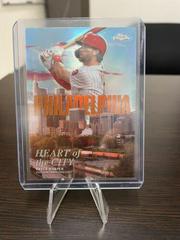 Bryce Harper [Orange] Baseball Cards 2022 Topps Chrome Heart of the City Prices