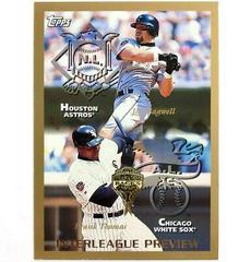 Frank Thomas, Jeff Bagwell [Diamondbacks Inaugural] #480 Baseball Cards 1998 Topps Prices
