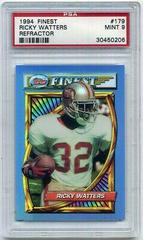 Ricky Watters [Refractor] #179 Football Cards 1994 Topps Finest Prices