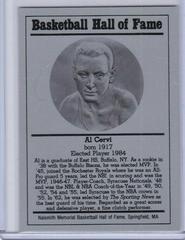 Al Cervi Basketball Cards 1986 Hall of Fame Metallic Prices