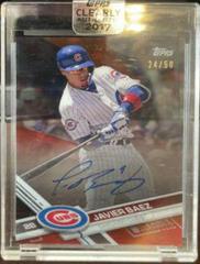 Javier Baez [Red] #CAAU-JB Baseball Cards 2017 Topps Clearly Authentic Autographs Prices