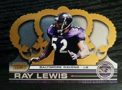 Ray Lewis [Premiere Date] #18 Football Cards 2001 Pacific Crown Royale Prices