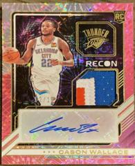 Cason Wallace [Pink FOTL] #12 Basketball Cards 2023 Panini Recon Rookie Jersey Autograph Prices