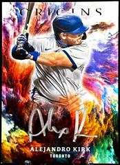 Alejandro Kirk [Silver Ink] #OS-AL Baseball Cards 2021 Panini Chronicles Origins Signatures Prices