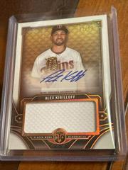 Alex Kirilloff Baseball Cards 2022 Topps Triple Threads Single Jumbo Relics Autographs Prices