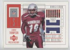Lamont Thompson [Game Jersey] Football Cards 2002 Upper Deck Piece of History Prices