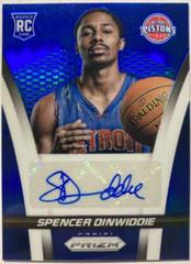 Spencer Dinwiddie [Purple Prizm] #24 Basketball Cards 2014 Panini Prizm Rookie Autographs Blue Prices