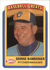 George Bamberger #23 Baseball Cards 1990 Swell Greats Prices