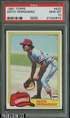 Keith Hernandez #420 Baseball Cards 1981 Topps Prices