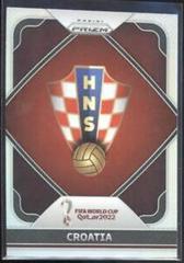 Croatia [Silver] Soccer Cards 2022 Panini Prizm World Cup Team Badges Prices