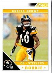 Curtis Brown #323 Football Cards 2011 Panini Score Prices