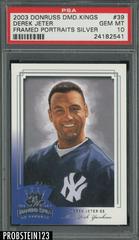Derek Jeter [Framed Portraits Silver] Baseball Cards 2003 Donruss Diamond Kings Prices