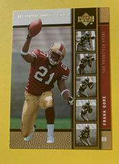 Frank Gore [Gold] Football Cards 2005 Upper Deck Rookie Premiere Prices