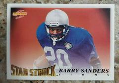 Barry Sanders #208 Football Cards 1995 Panini Score Prices