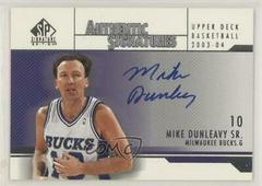 Mike Dunleavy Sr. Basketball Cards 2003 SP Signature Authentic Signature Prices