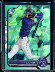 Zac Veen [Aqua] Baseball Cards 2020 Bowman Draft Sapphire Prices