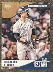 Giancarlo Stanton [Gold] #SS-7 Baseball Cards 2022 Topps Significant Statistics Prices