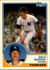 Dale Murray Baseball Cards 1983 Topps Traded Prices