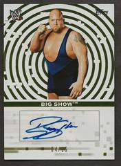 Big Show [Gold] Wrestling Cards 2010 Topps WWE Autographs Prices