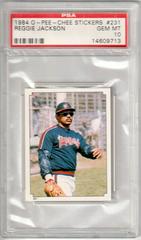 Reggie Jackson #231 Baseball Cards 1984 O Pee Chee Stickers Prices