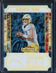 Justin Herbert Football Cards 2022 Panini Contenders Admit One Prices
