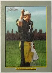 Ben Roethlisberger [Red Ad Back] Football Cards 2005 Topps Turkey Red Prices