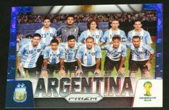 Argentina [Blue Prizm] Soccer Cards 2014 Panini Prizm World Cup Team Photos Prices