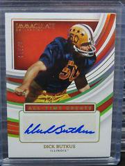 Dick Butkus [Gold] Football Cards 2022 Panini Immaculate Collegiate All Time Greats Signatures Prices