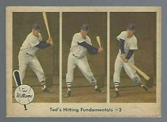 Ted's Hitting [Fundamentals #3] #73 Baseball Cards 1959 Fleer Ted Williams Prices