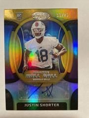 Justin Shorter [Gold] Football Cards 2023 Panini Certified Rookie Roll Call Signatures Prices