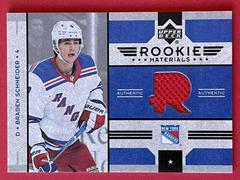 Braden Schneider Hockey Cards 2022 Upper Deck Rookie Materials Retro Prices
