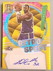 Karl Malone [Asia Gold] Basketball Cards 2021 Panini Spectra RetroSpect Autographs Prices