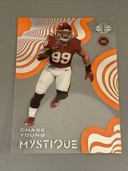 Chase Young [Orange] #MY15 Football Cards 2020 Panini Illusions Mystique Prices