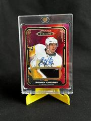 Sidney Crosby [Autograph Red] #40 Hockey Cards 2021 Upper Deck Stature Prices