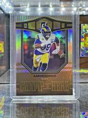Aaron Donald [Holo] #CH-3 Football Cards 2022 Panini Donruss Champ is Here Prices
