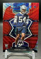 Sam Williams [Red Wave] Football Cards 2022 Panini Mosaic Prices