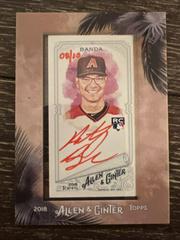 Anthony Banda [Red Ink] #MA-AN Baseball Cards 2018 Topps Allen & Ginter Framed Mini Autographs Prices