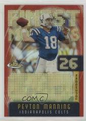 Peyton Manning #FM26 Football Cards 2005 Topps Finest Manning Moments Prices