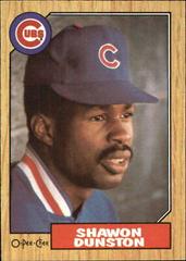 Shawon Dunston #346 Baseball Cards 1987 O Pee Chee Prices