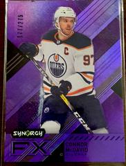 Connor McDavid [Purple] #FX-MC Hockey Cards 2021 Upper Deck Synergy FX Prices