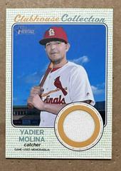 Yadier Molina #YM Baseball Cards 2017 Topps Heritage Clubhouse Collection Relics Prices