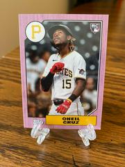 Oneil Cruz [Pink] #78B-9 Baseball Cards 2022 Topps Mini 1987 Prices